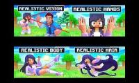 Aphmau Has REALISTIC__________ In Minecraft [QUAD PARISON]