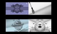 Gummy Bear Song HD (Four Grey & B&W Versions at Once)