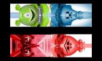 Gummy Bear Song HD (Four Mirror #4 Versions at Once) (Fixed)