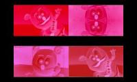 Gummy Bear Song HD (Four Red & Pink Versions at Once)