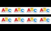 A, b, c, d alphabet letters