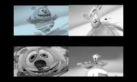 Gummy Bear Song HD (Black & White & Fisheye Versions at Once)