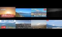 Mount Fuji Live View [select 2:: from Shizuoka Pref. Area & West Kanagawa Pref. Area]