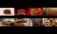Wendys Burger King & McDonalds TV Ads