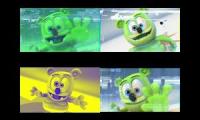Gummy Bear Song HD (Four Glitchy Versions at Once)