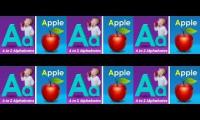 A for apple alphabet letters for kids