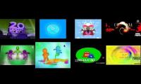 Logos and logos effects:8 Videos playing at the same time 1