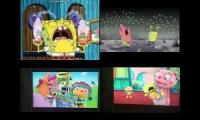 Spongebob Partick Ivor And Stele is Crying