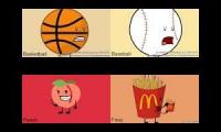 BFDI Auditions Quadparison #1