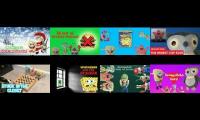 8 Sponge Plushies Videos At The Same Time 2