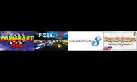 Thumbnail of N64 Rainbow Road Mashup: MK64 F-Zero X MK8 and PMCS
