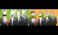 meme city  mashup om nom and rabbids