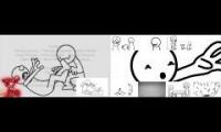 Thumbnail of Asdfmovie Sparta Antimatter SDE Remix Doubleparison