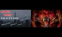 Haunted undead graveyard cemetery ambience sounds holloween evil Devil Demon Monster sound effects