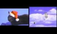 Thumbnail of juntle cats wish you a merry christmas