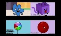 BFDI Auditions Quadparison #2 (REMAKE)