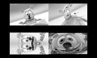 Gummy Bear Song HD (Four Black & White Versions at Once) (Fixed)