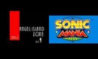 Angel Island Zone Sonic 3 and Mania