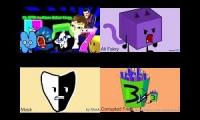 BFDI Auditions Quadparison #4 by (BOHNANZA57)