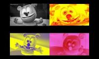 Gummy Bear Song HD (Four Kinda Glitchy Versions at Once) (Fixed)
