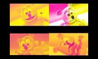 Gummy Bear Song HD (Four Yellow & Pink Versions at Once)