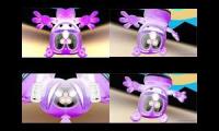 Gummy Bear Song HD (Four Negative & Upside Down Versions at Once)