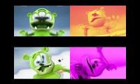 Gummy Bear Song HD (Four Wobbly & Backwards Versions at Once)