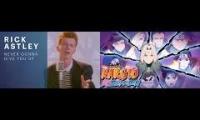 Thumbnail of Naruto opening never gonna give you up