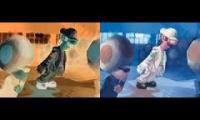 both beats of smooth criminal at the same time