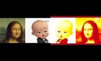 Preview 2 boss baby and mona Lisa deepfakes effects into squared
