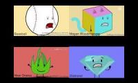 BFDI Auditions Quadparison