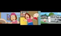 Brian and Lois and Meg is so mad at Stewie