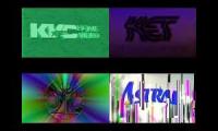 The 4 Effect Videos all Played at Once
