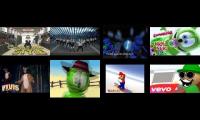 Mixed up songs with different clips - gummy bear psy...