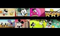 Up To Faster 8 Parison to Mickey Mouse V1 (FIRST CARTOON MASHUP)
