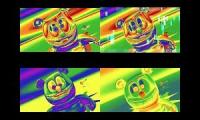 Gummy Bear Song HD (Four Trippy Rainbow Versions at Once) (My Version)