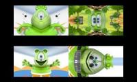 Gummy Bear Song HD (Four Mirrored Versions at Once) (My Version 2)