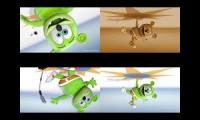 Gummy Bear Song HD (Four Upside Down Versions at Once)