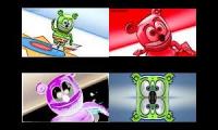 Gummy Bear Song HD (Four Cartoon Versions at Once)