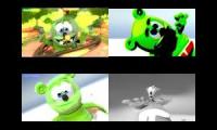 Gummy Bear Song HD (Four Sparkly Versions at Once)