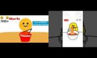 Sally Mukbang and Emoji Mukbang Cup Noodles