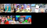 Thumbnail of donald and morgan and brian and quagmire hirbbiersh yelling and screaming
