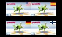 Thumbnail of Gummy Bear Song HD English vs Spanish vs German vs Finnish