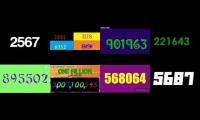 Colorful Number Countup Eightparison