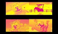 Gummy Bear Song HD (Four Yellow & Pink Versions at Once) (Fixed)