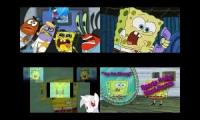 SpongeBob Sparta Remixes Quadparison