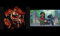 Mortal Kombat Theme Song x Lilo vs Mertle