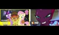 Random maze twoparison my little pony