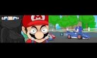 Racist mario normal vs reversed