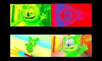 Gummy Bear Song HD (Four Neon Robot & Deep Voice Versions at Once)